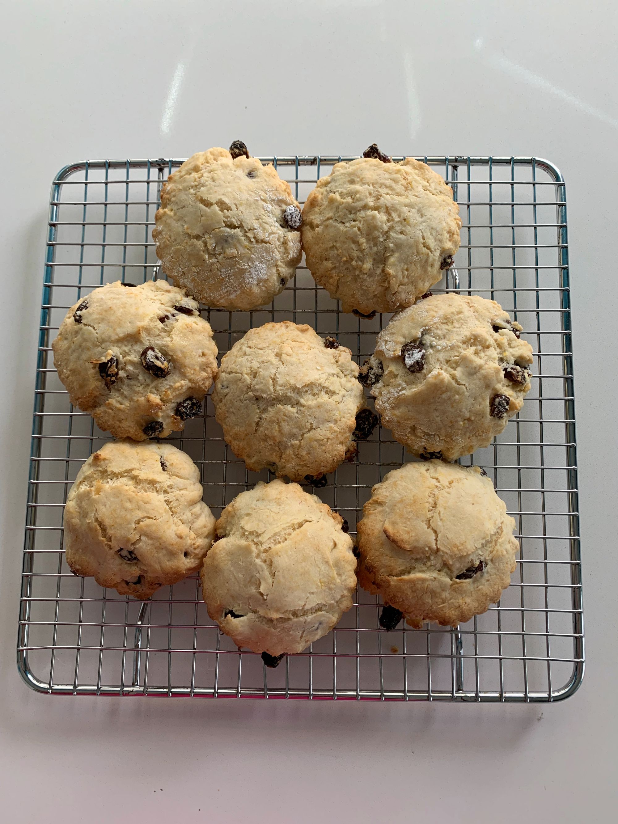 PKU Raisin Scones