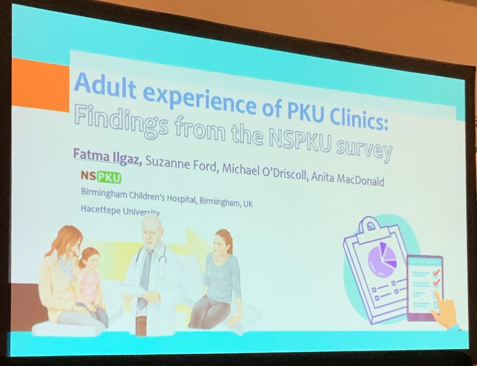 PigPen report on NSPKU Conference 2024 presentation on the Adult experience of PKU clinics 